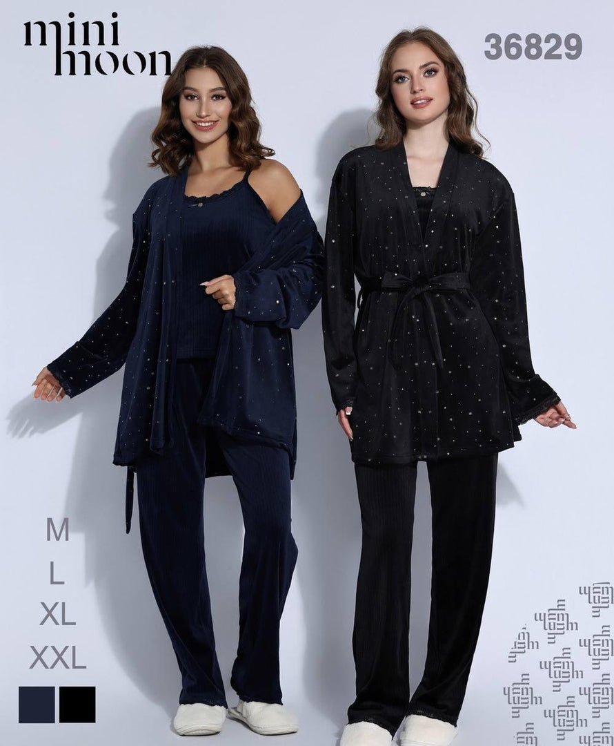 بجامة 3 قطع شتوي