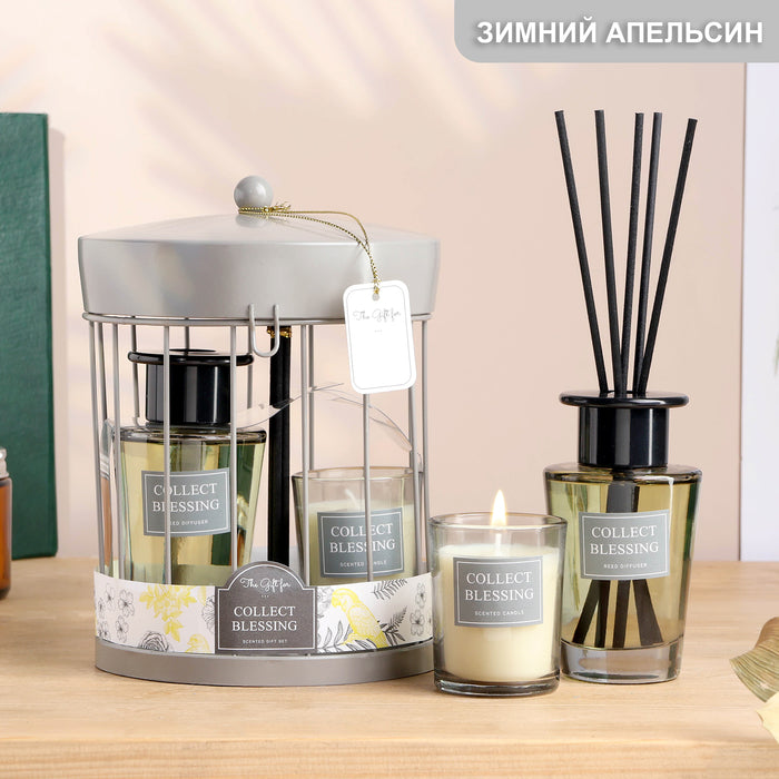 قفص مكون من شمعه ومعطر