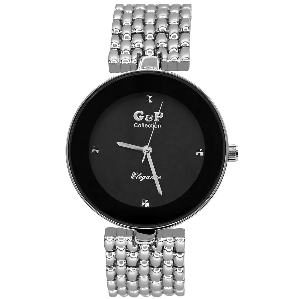 G&P watch black & silver